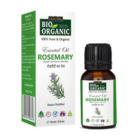 Indus Valley 100% Pure Natural & Organic, Undiluted Rosemary Essential Oil with Glass Dropper for Skin, Hair Care -15ml