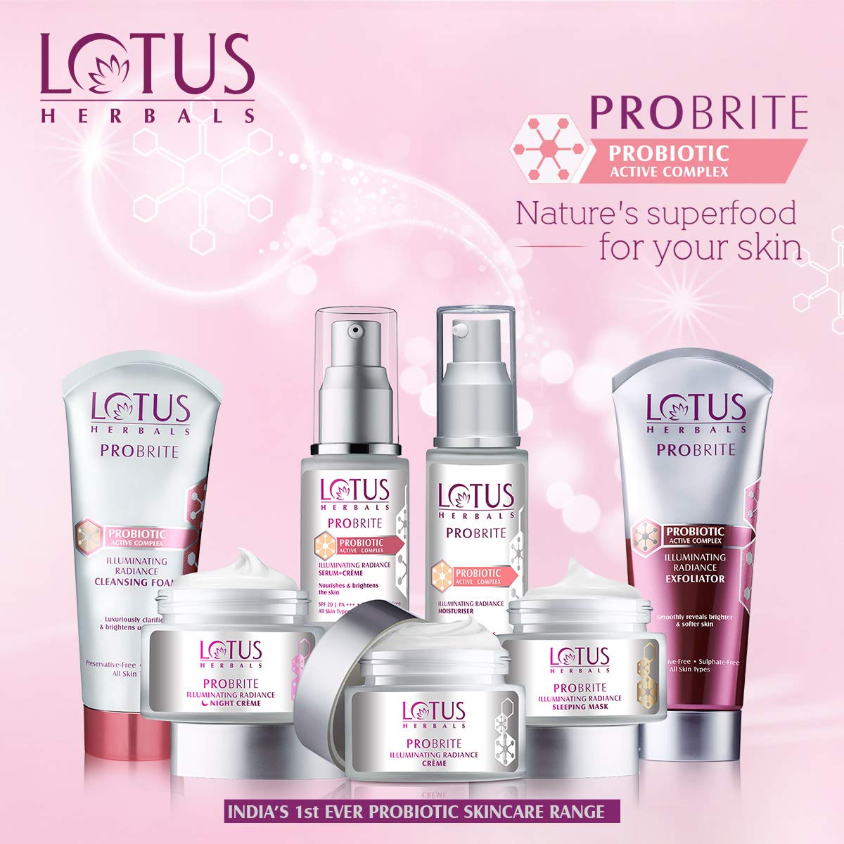 Lotus Herbals Probrite Illuminating Radiance Crème, 50 g