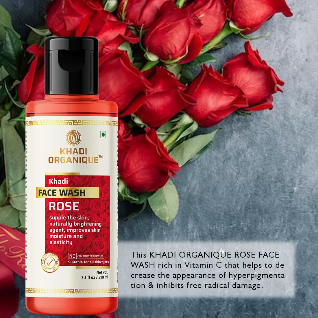 Khadi Organique Face Wash (Rose)