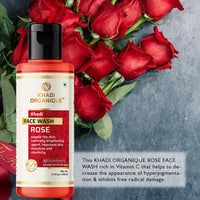 Khadi Organique Face Wash (Rose)
