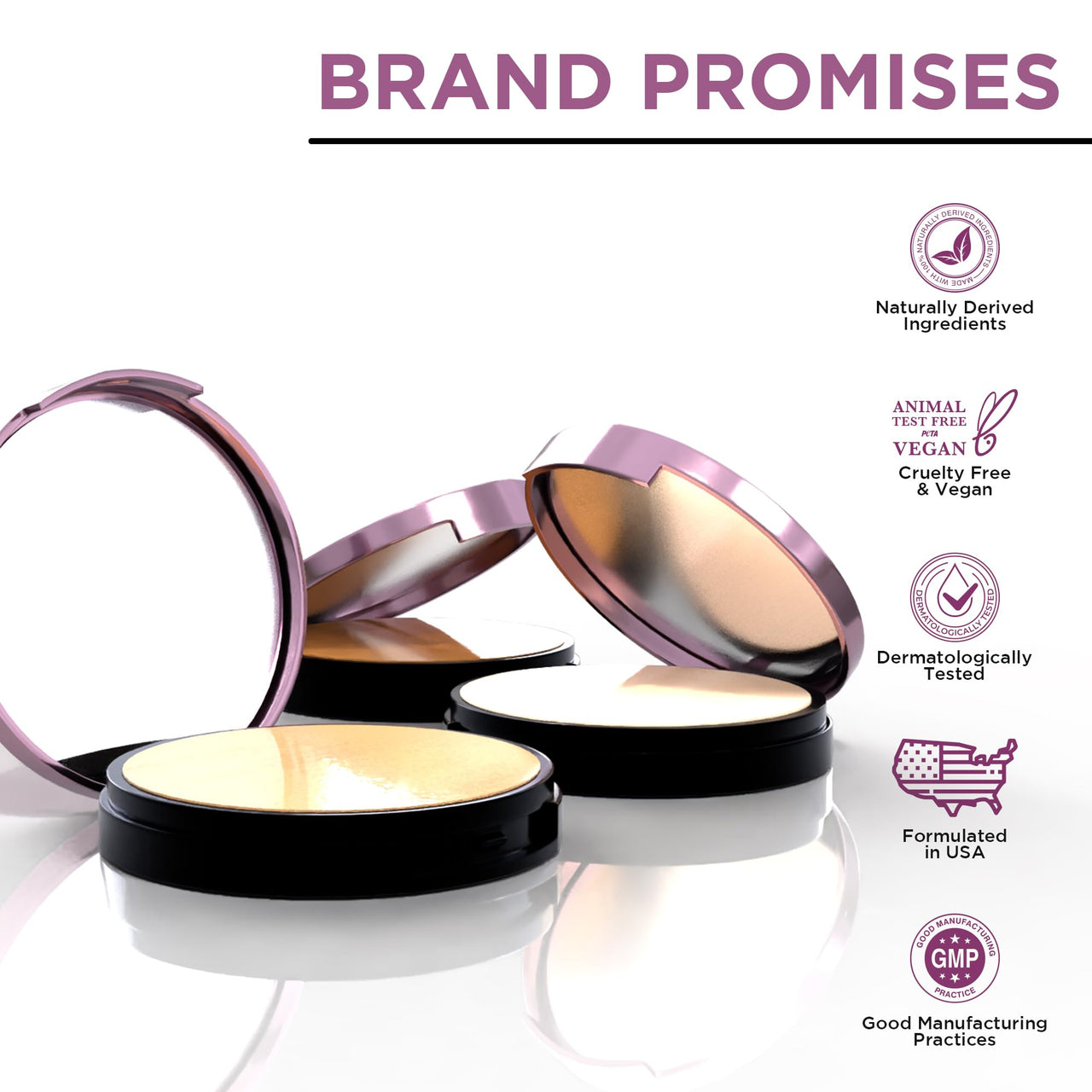 Orgatre MoodBliss Compact Powder for Women - Matte Finish, Oil Control, Long-Lasting, Lightweight & Buildable for Oily & Dry Skin (Clear Beige, 9 gm)