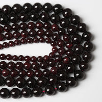 AAA Natural Garnet Stone Beads for Jewelry Making Energy Crystal Healing Power Gemstone DIY Bracelet Necklace 8mm 45pcs (8mm, Garnet )