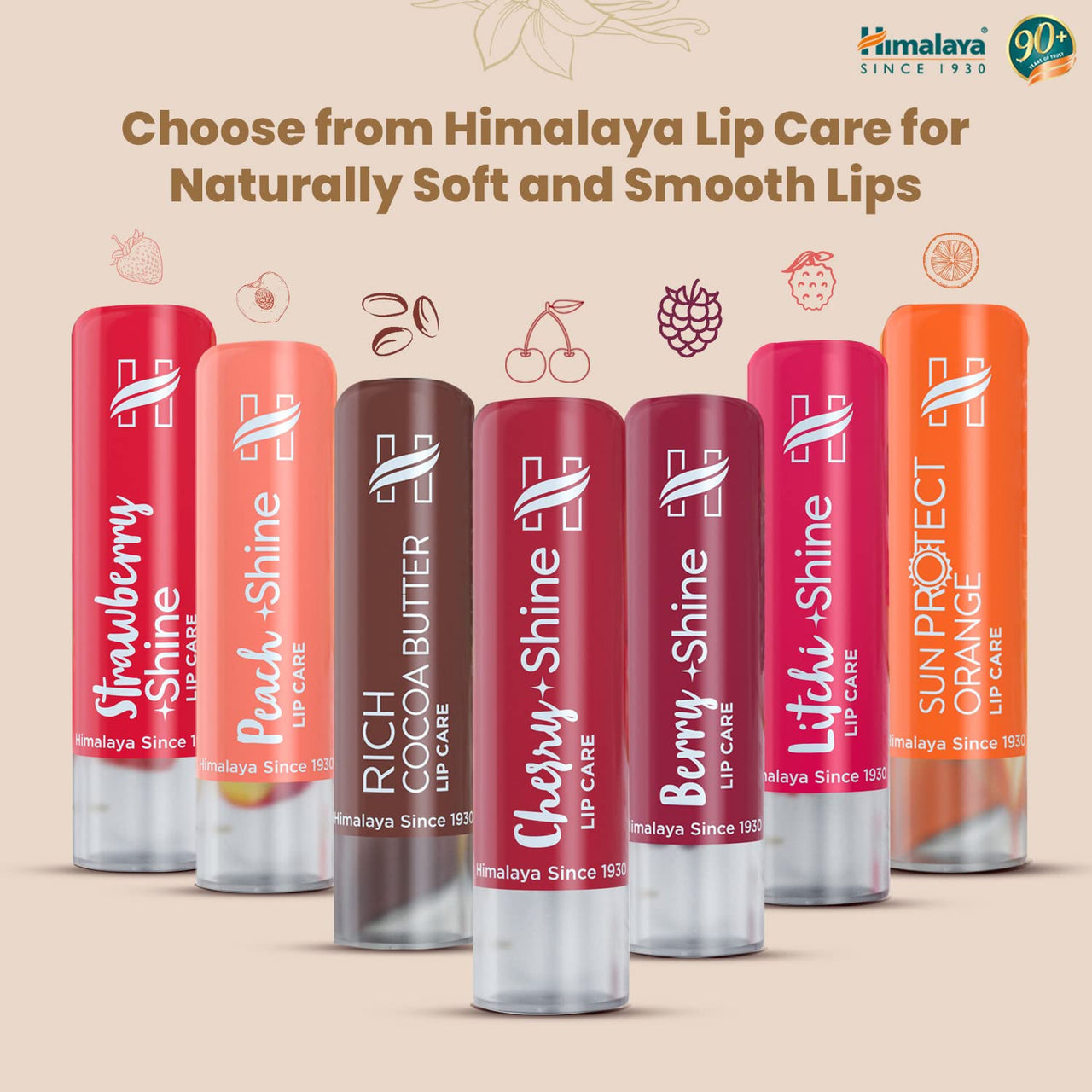 Himalaya Natural Soft Vanilla Lip Balm Care, 4.5g