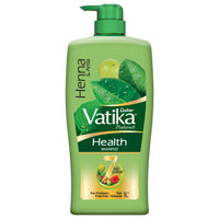 Dabur Vatika Health Shampoo - 1L | With 7 natural ingredients | For Smooth, Shiny & Nourished Hair | Repairs Hair damage, Controls Frizz | For All Hair Types | Goodness of Henna & Amla