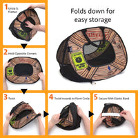 SportPet Designs Pop Open Cat Carrier (Pattern) Carrier - Pet Pen