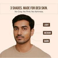 Yaanman Yaan Man Natural Concealer For Men for Normal Skin(Dark Shade), 4.4g|Erase Dark Circles, Scars, Pigmentation| Perfection Stick For Perfect Skin, Medium Coverage|With Shea Butter and Vitamin E