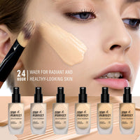 Lakyou Beauty Stay Perfect Serum Foundation | Waterproof | Long Lasting | Light Weight | SPF 30 | Shade-05(Natural Nude) | Pack Of 2