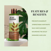 Just Herbs 8 In 1 Root Nourishing Amla Neem Hair Fall Control Shampoo 200 Ml & Just Herbs Skin-Rejuvenating Ayurvedic Face Wash Cleanser- 100 ML