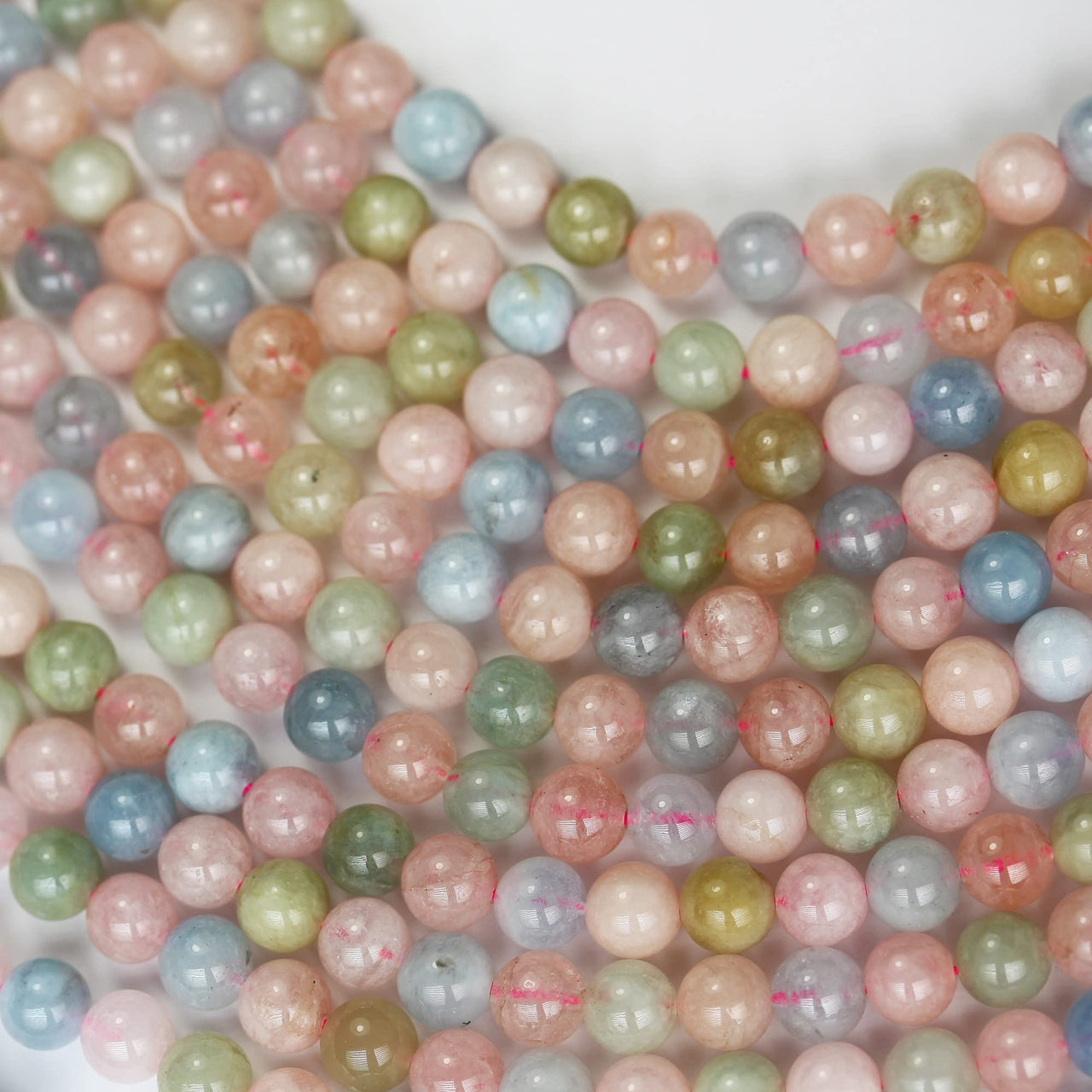 Stone Beads for Jewelry Making Energy Healing Crystals Jewelry Chakra Crystal Jewerly Beading Supplies Beryl Mix,Aquamarine/Heliodor/Morganitel 15.5inch About 58-60 Beads Beryl Mix,Aquamarine/Heliodor/Morganite 6MM