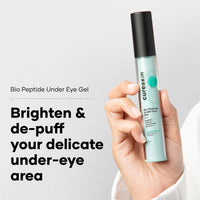 Cureskin Under Eye Gel for Dark Circles for Women and Men | Bio-Peptide Under Eye Gel to Reduce Dark Circles, Puffiness & Wrinkles | Under Eye Cream for Men and Women | Dark Circles Removal