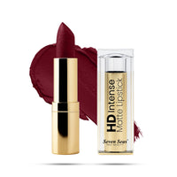 Seven Seas Matte Finish Long Lasting Rich Pigment Non-Drying HD Intense Matte Lipstick (Maroon, 3.5g)