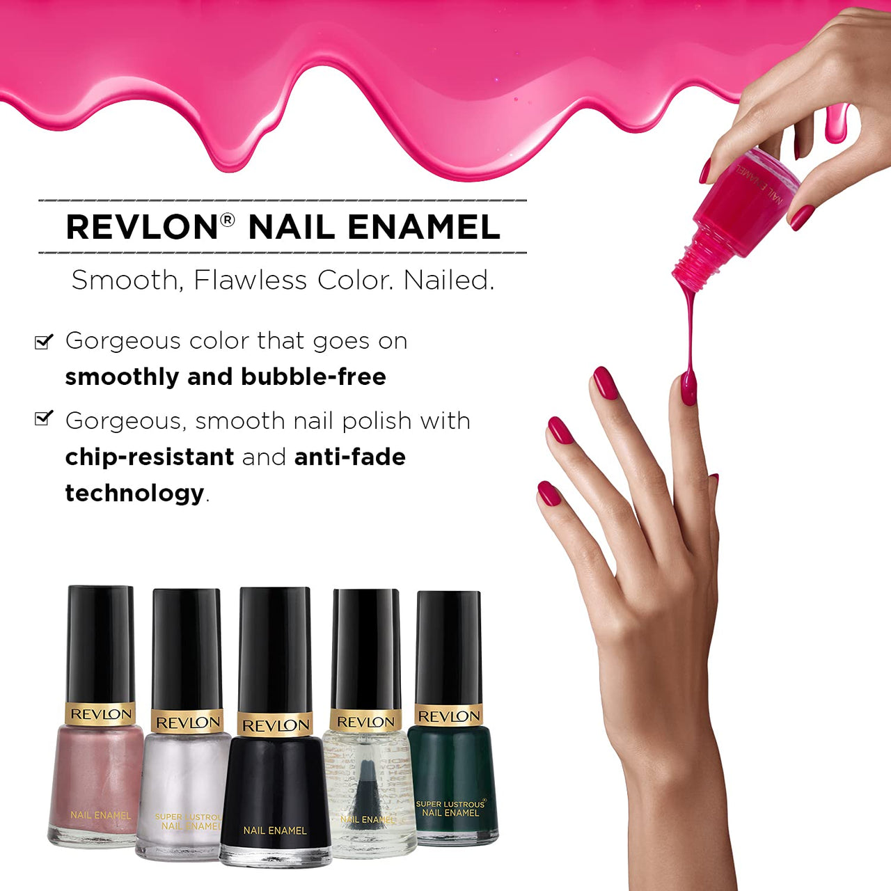 Revlon Nail Enamel, Bewitching, 8ml