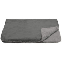 Furhaven Waterproof & Self-Warming Throw Blanket for Dogs & Indoor Cats, Washable & Reflects Body Heat - Terry & Sherpa Dog Blanket - Silver Gray, Large Blanket - Terry & Sherpa (Silver Gray) Self-Warming & Waterproof