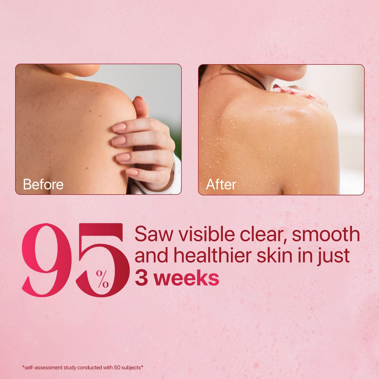 Uniqura Hydrating Body Wash Combo With Berries & Oud Fragrances | Reduce Acne, Remove Tan & Purify Skin| Shower Gel For Men & Women (300 ml each+Free Loofah)