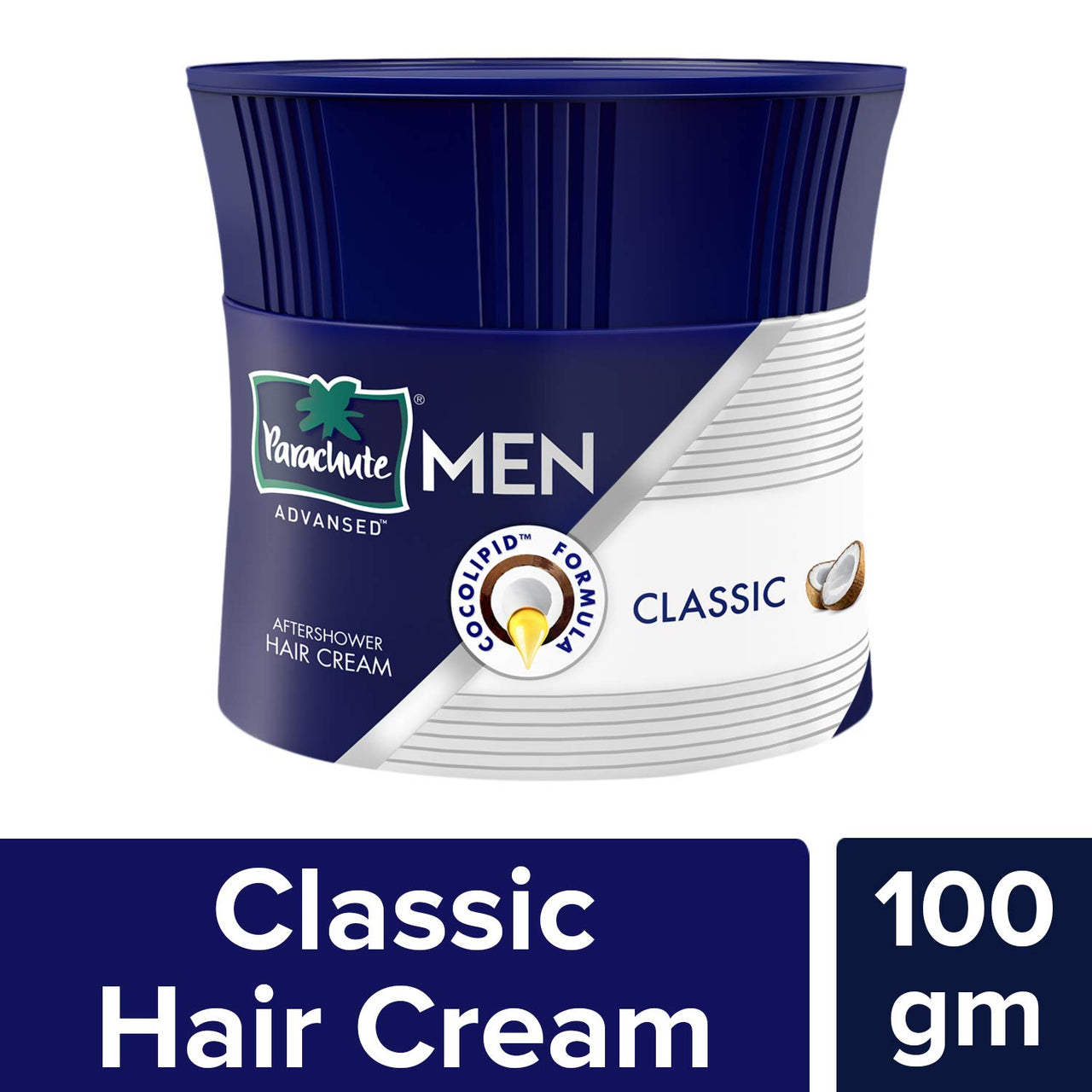 Parachute Advansed Men Hair Cream, Anti-Hairfall, With Almond Oil, 100 gm and Parachute Advansed Men Hair Cream, Classic, with Goodness of Coconut, 100 gm