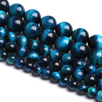 10mm 36PCS Blue Tiger Eye Beads Natural Stone Gemstone Crystal Energy Stone Healing Power Spacer Loose Beads for Jewelry Making DIY Bracelet Semi Precious Beads Strand 15 inches Blue Tiger Eye Stone 10mm