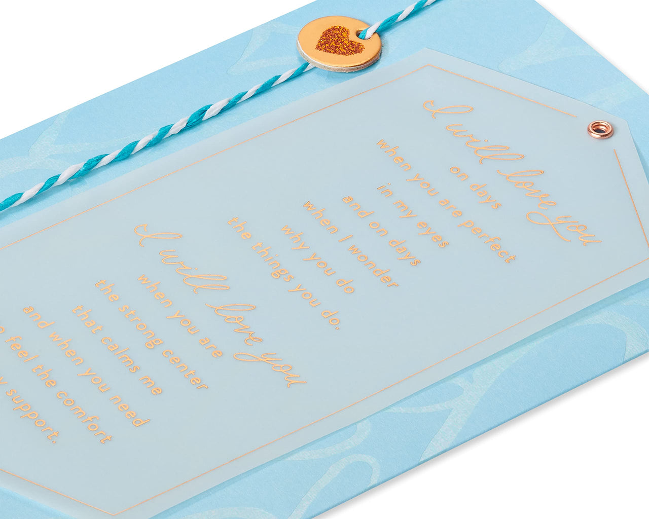 American Greetings Romantic Birthday Card (I Will Love You) I Will Love You