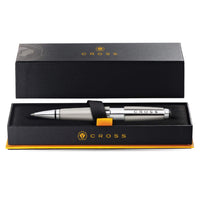 Cross Edge Pen, 0.7 mm, Medium, Black Ink, Titanium Barrel (AT05555) (AT0555-5)