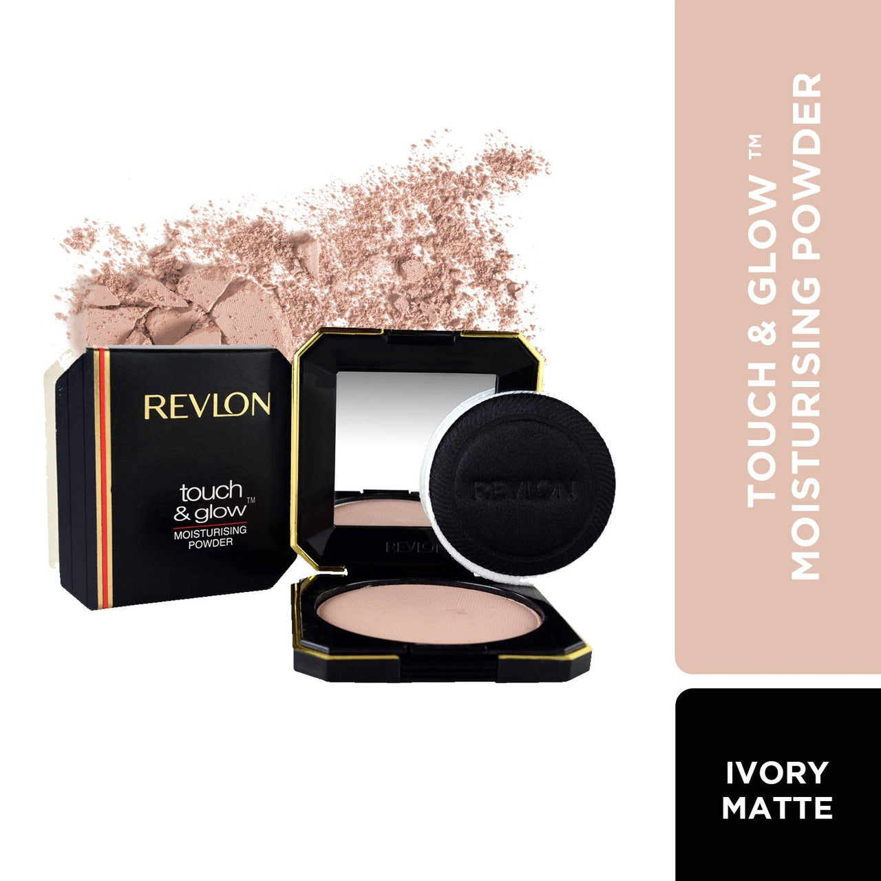 Revlon Touch And Glow Moisturising Powder, Ivory Matte (12g)