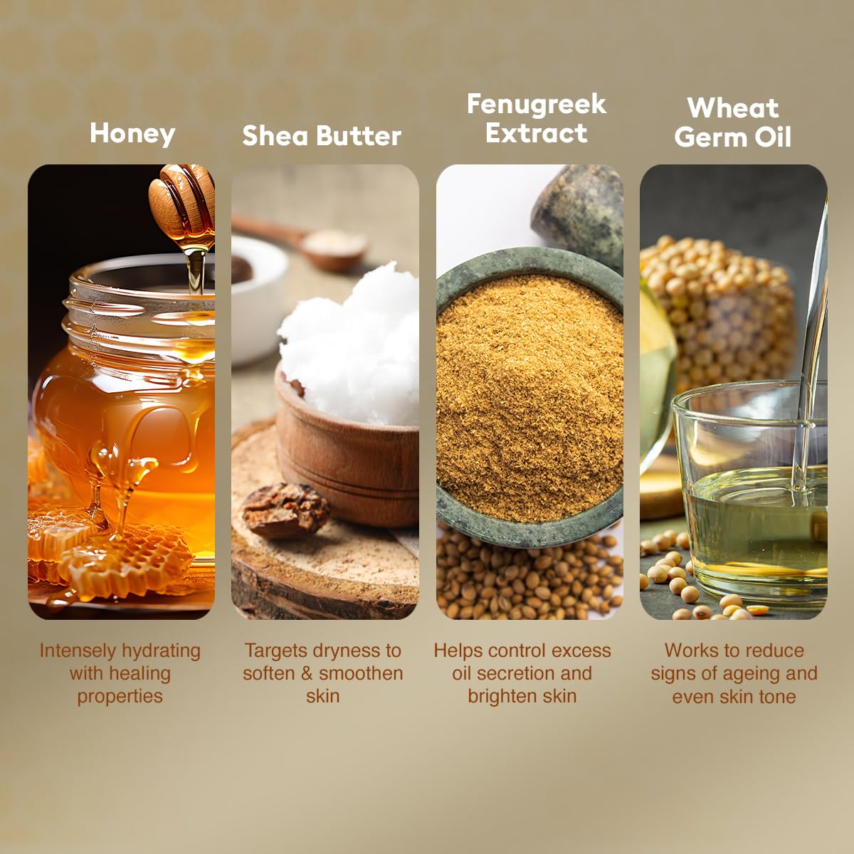 VLCC Honey Moisturiser - 500g | Moisturizes Dry Skin | Anti-Aging Honey for Soft, Smooth Skin | Helps Plump Skin, and Lighten Scars | Long-lasting Hydrating Moisturizer.