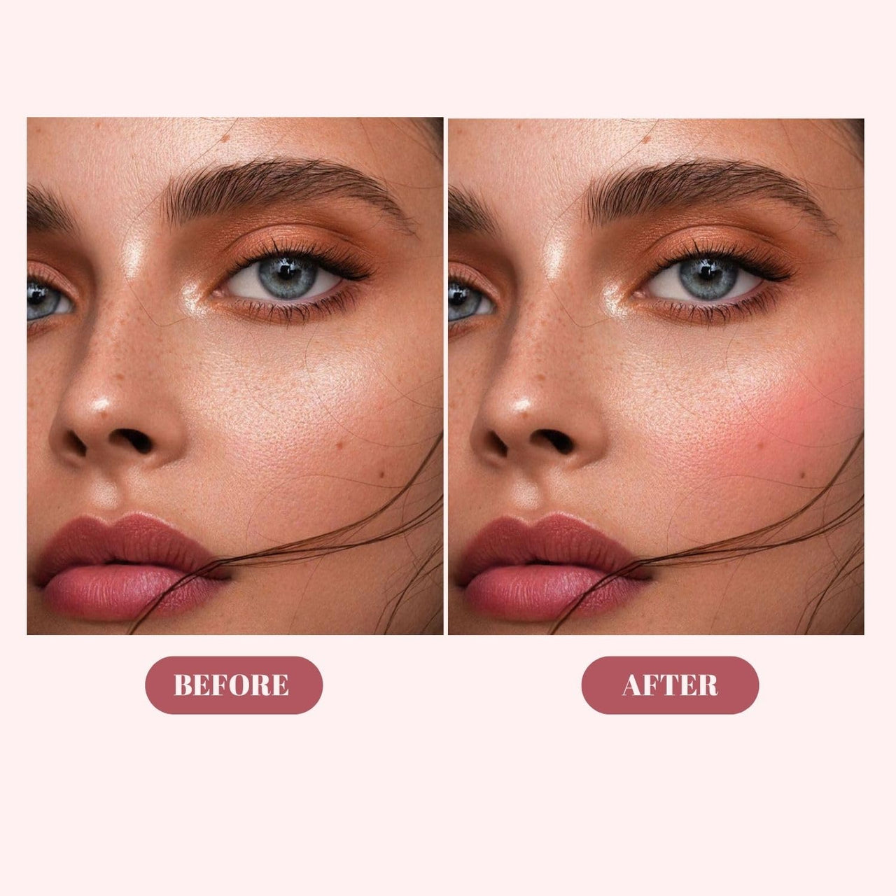 Lakyou Beauty Velvet Liquid Blush Matte | Light Weight | Highly Pigmented | Long-lasting | Easily Blendable | All Skin Types | Shade-04 (Red Romance) 15ml