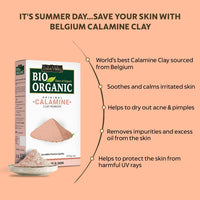 INDUS VALLEY Bio Organic 100% Natural Calamine Clay Powder | Healing Clay for Face & Skin Care (250 gm)