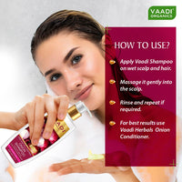 Vaadi Herbals Onion Shampoo for Hair Fall Control (350 ml)