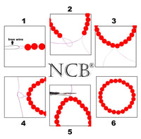 NCB 100Pcs 8mm Natural Stone Beads Indian Agate Gemstone Round Loose Stone Beads Spacer Beads Energy Healing Beads with Free Crystal Stretch Cord for Jewelry Making (Indian Agate, 8mm 100Beads)