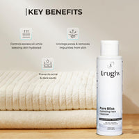 Truglw Daily Face Cleanser, Deeply Hydrates With 2% Niacinamide, Hyaluronic Acid, Aloe Vera, Calms Irritation, Supports Skin Barrier, For Acne-Prone, Dry or Sensitive Skin - 100ml