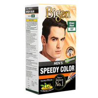 Bigen Men's  Speedy Color, Hair Color, 80g - Brown Black 102 (Pack of 1)