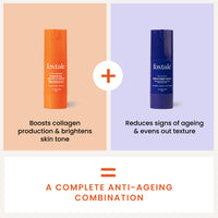 Foxtale Day & Night Serum Kit | 15% Vitamin C Face Serum + 0.15% Retinol Anti-Ageing Night Cream | Get radiant, bright skin & reduce fine lines & wrinkles | For men & women both