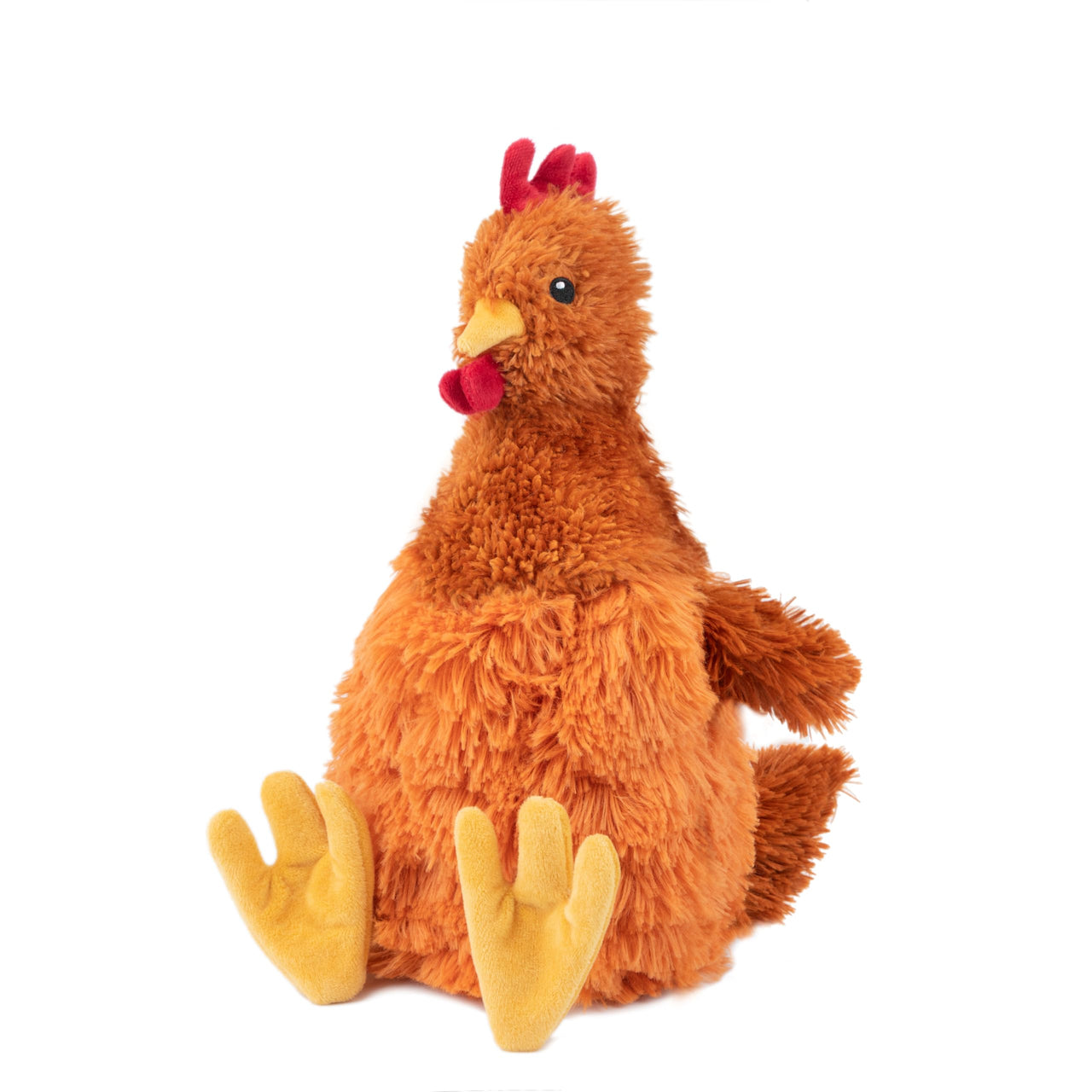 Best Pet Supplies Chicken Crinkle Plush Dog Toys for Interactive Play, Puppy and Senior Indoor Play, Colorful Chicken Toy Shape, Cute and Cuddly - Crinkle Chicken Bundle (Brown, Beige, Wine Red) Crinkle Chicken (Brown, Beige, Wine Red) Large