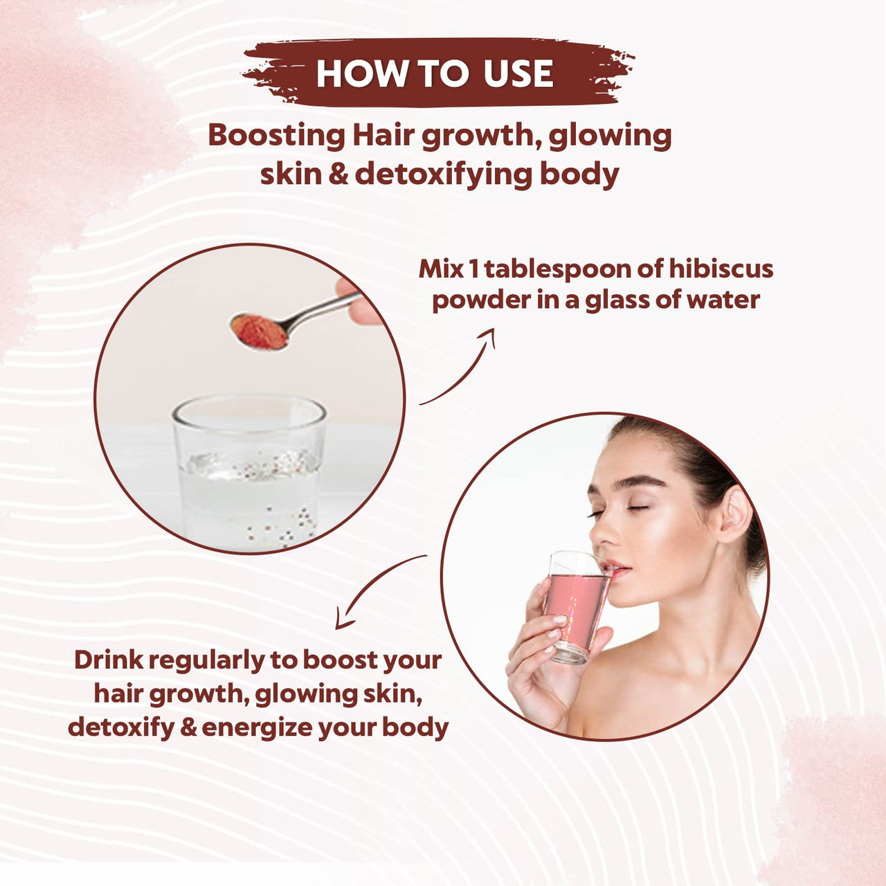 INDUS VALLEY Organic Hibiscus Powder | Hibiscus rosa-sinensis for Hair & Skin - (100g*2=200g)