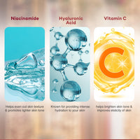 VLCC Bridal Glow Facial Kit - 49g, With Hyaluronic Acid, Niacinamide & Vitamin C. At home facial with 3 Illuminator Strobe Creams - Gold, Lilac, Rose.