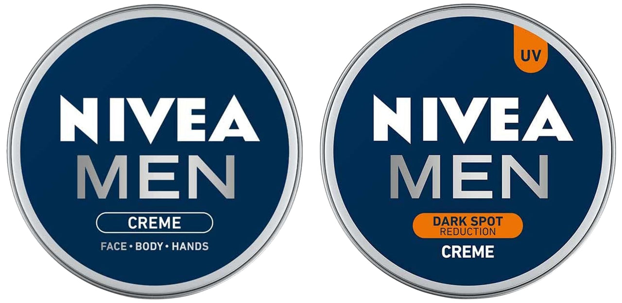 Nivea Men Creme, Mosituriser Cream, 30ml & Men Creme, Dark Spot Reduction Cream, 75ml