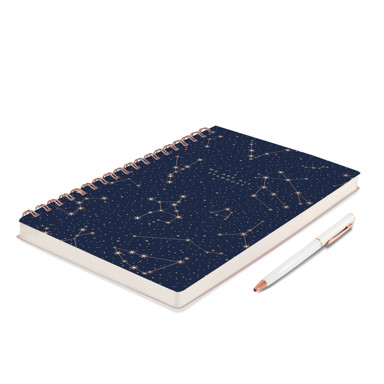 Fringe Signature Spiral Journal, 160 Lined Pages, 6 x 9.5 Inches, Star Art (896048)