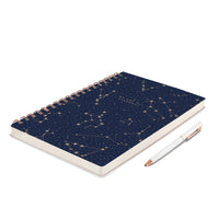 Fringe Signature Spiral Journal, 160 Lined Pages, 6 x 9.5 Inches, Star Art (896048)