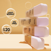 Seven Seas Smooth Foundation | Oil Free | Lightweight | Long Lasting Foundation for Face Makeup | SPF-20 (Skin, 30G)