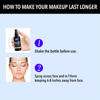 Blue Heaven Long-Lasting Makeup Fixer | Paraben Free & Sweat Proof | Infused with Vitamin E and Aloe Vera | Dewy Glow and Silk Matte Effect Setting Spray for Makeup | 60ml