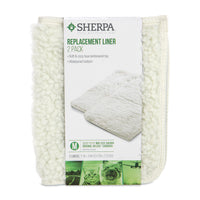 Sherpa (2 Count) Replacement Liners for Travel Pet Carriers - White, Medium 2 Count (Pack of 1)