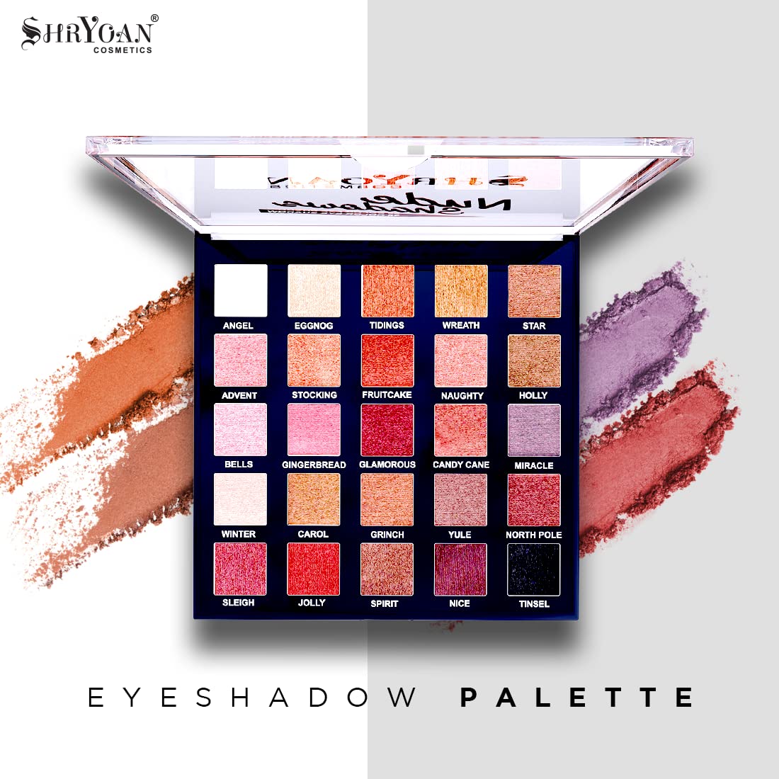 Shryoan Nude Colors Eye Shadow | 25 Color Eyeshadow Palette | High Pigmentation | Smooth Blending |Everyday and Professional Use, Paraben-Free