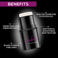 RENNE Very Matte - Pack of 4 Matte Lipsticks & RENEE Sucker Oil Pulling Primer Stick 5gm Combo