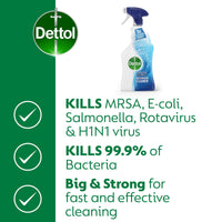 Dettol Bathroom Cleaner Spray Power Pure 1000ml