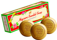 Mysore Sandal Soap, 450g (150x3) (Pack Of 3) & Body Wash, 200ml With Free Loofah