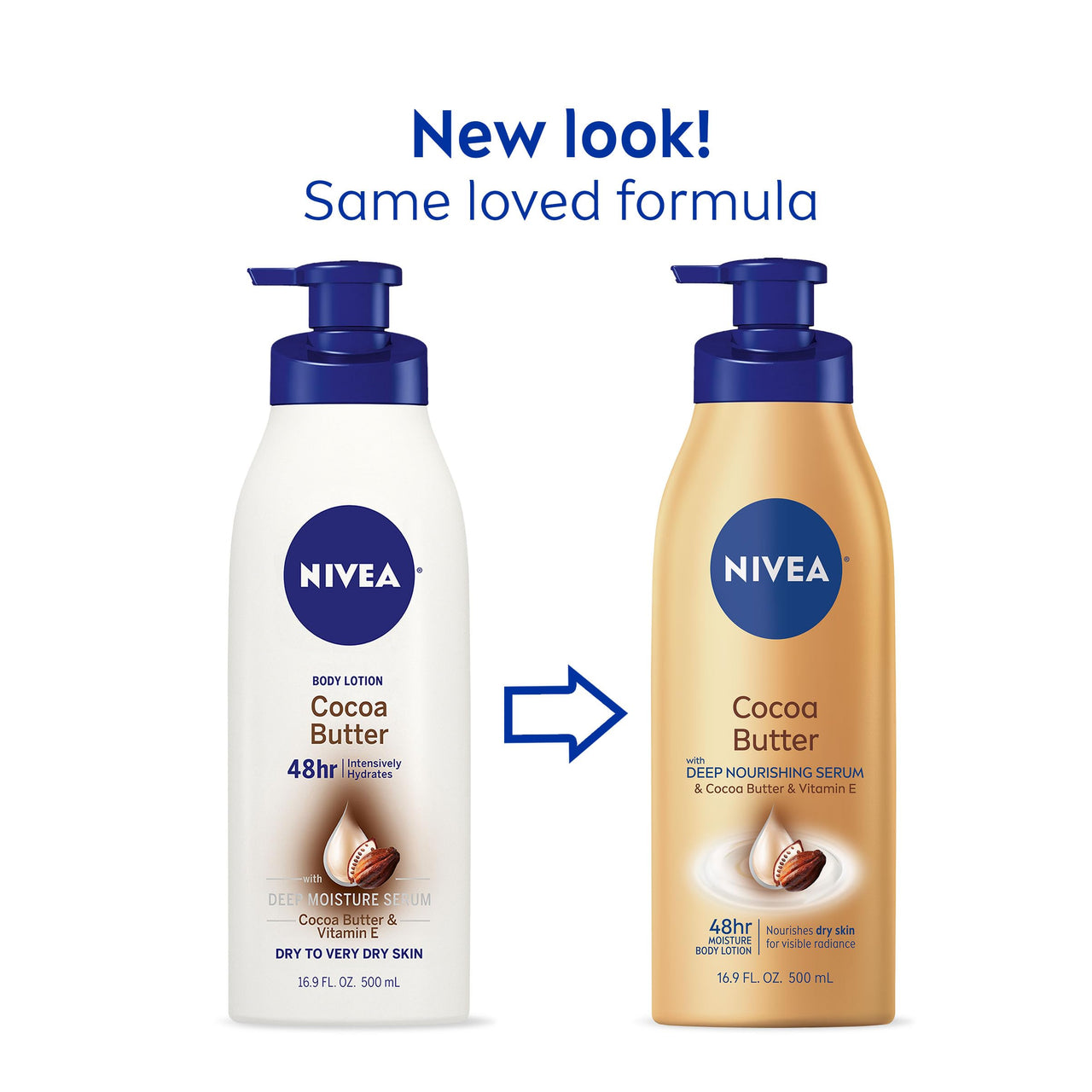 Nivea Beiersdorf Cocoa Butter Body Lotion, 16.9 oz