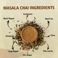 Golden Tips Masala Tea Bags (20 Cups) 100% Natural, 40 g