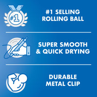 Pilot Precise V7 RT Refillable & Retractable Liquid Ink Rolling Ball Pens, Fine Point (0.7 mm), Red, 12-Pack