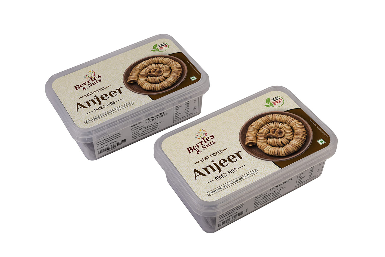 Berries and Nuts Premium Afghani Anjeer | Dried Figs, Sukha Anjir | 800 Grams