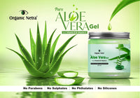 Organic Netra Pure Aloe Vera Gel- 200 Gm and Organic Netra 100% Pure Plant Based Vitamin E Oil For Radiant, Moisturized Youthful Skin -30 ml.