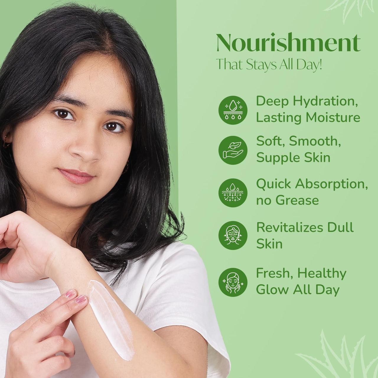 Meglow Pro-Care Moisturizing Body Lotion | Refreshing Aloe Vera Moisturizer for Women & Men for All Skin Types | Hydrating Moisturizer-150ml Pack of 2